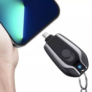 Mini Keychain Power Bank 1500mAh Battery for iPhone Android Phone Portable